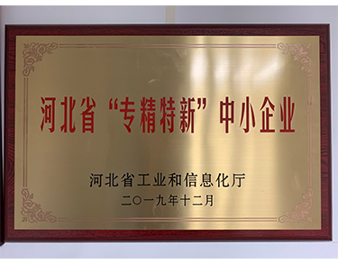 专精特新中小企业证书